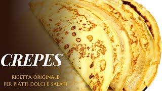 original CREPES recipe   basic recipe   excellent for sweet and savory dishes 