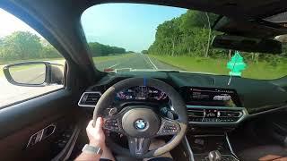 Stage 1 TUNED 2020 bmw m340i POV drive catlesss downpipe with intake