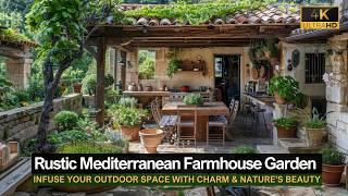 Rustic Mediterranean Farmhouse Garden Ideas Infuse Your Outdoor Space with Charm & Natures Beauty