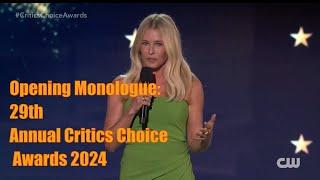 Opening Monologue 29th Annual Critics Choice Awards 2024 Вступительная речь