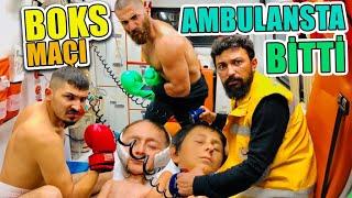 BOX MAÇI AMBULANSTA BİTTİ