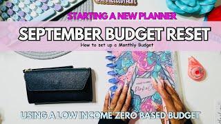 SEPTEMBER BUDGET RESET  STARTING NEW PLANNER  SETUP 101  BUDGETING FOR BEGINNERS  ZERO BASED