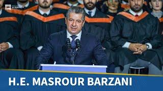 H.E. Masrour Barzanis Speech at UKH Graduation Ceremony - Class of 2023