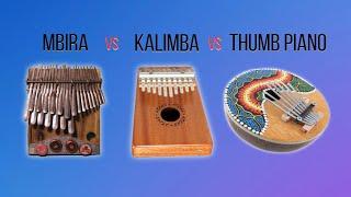 Mbira vs Kalimba vs Thumb Piano