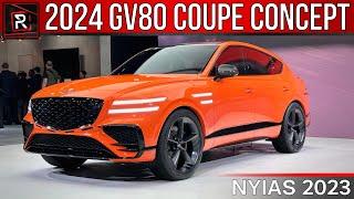 2025 Genesis GV80 Coupe Concept – Redline First Look – 2023 NYIAS