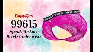 Candyman 99615 Spank Me Lace Bikini Mens Underwear - Johnnies Closet