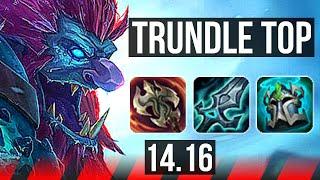 TRUNDLE vs GNAR TOP  Rank 5 Trundle 329  EUW Challenger  14.16