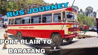 Bus journey from Port Blair to baratang island  video credit @arunsvlog