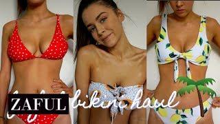 HUGE ZAFUL TRY-ON HAUL  summer bikinis 