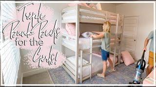 Triple Bunk Beds for the Girls - Celebrating Landon’s Birthday