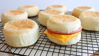 English muffin recipe to use until you become a grandmother  Eggless No Butter