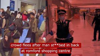 man st*bbed in the back in Romford shopping centre #crime #news #fyp