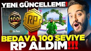 SIFIR UC İLE BEDAVA 100 SEVİYE ROYALE PASS ALDIM OYUNDA İLK YENİ GÜNCELLEME PUBG Mobile