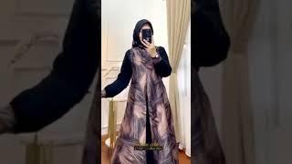 Terbaru Gamis Grace silk dress 2023 yang sangat cantik fashion busana muslim solo