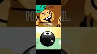 Golf Ball vs Price Tag and Nickel vs 8-Ball #bfb #bfdi #tpot #edit #capcut