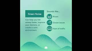 What do you think? #greennoise #whitenoise #whitenoiseforsleeping  #sleepmusic  #lofi #healingmusic