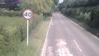 FULL JOURNEY ON THE 1202 RAIL REPLACEMENT BUS SERVICE FROM ASHFORD INTERNATIONAL TO CANTERBURY WEST