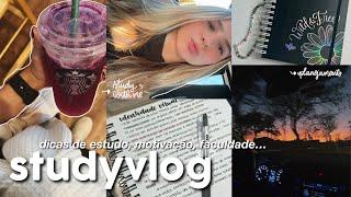 STUDY VLOG  faculdade dicas de estudos...