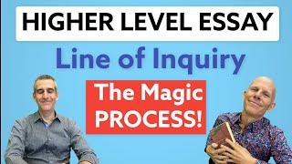 IB English Higher Level Essay - How to Arrive at a Line of Inquiry
