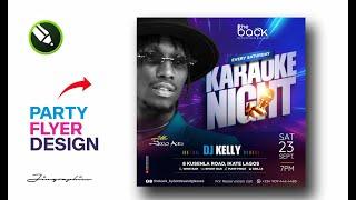 How to Design a Party Flyer   CorelDraw Tutorial 2023