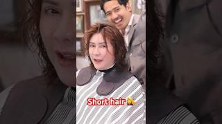 สาวผมสั้น‍️ #สาวผมสั้น #ตัดผม #hairstylist #ร้านตัดผมชาย #shorthair