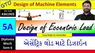 DME Sem 6 Design of Eccentric Loading  Most IMP 7 Examples