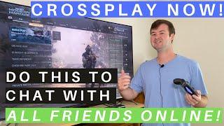 How To Enable CrossPlay Communication on COD Modern Warfare Warzone - WORKS for PS4 Xbox and PC