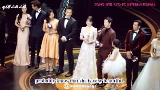 Engsub Funny moments on stage Best couple KBS 161231 Song Song couple focus