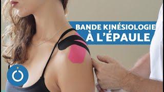 BANDE de KINÉSIOLOGIE pour DOULEUR À LÉPAULE ‍️ Bandage neuromusculaire à lépaule