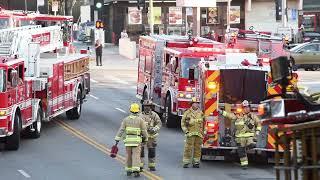 LAFD Greater Alarm Structure Fire in Filipinotown Los Angeles