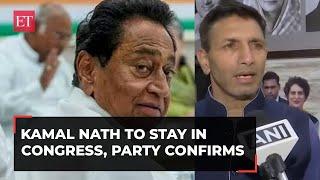 Kamal Nath to stay in Congress confirms state party chief Jitendra Patwari