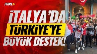 Milli Takıma İtalyada büyük destek #Türkiye