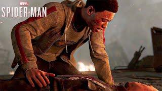 Marvels Spider-Man PS4 - Jefferson Davis Death Scene & Fists construction fights