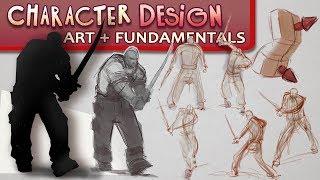 Character Design Mini-Series Pt. 1 - Gesture Silhouette Form