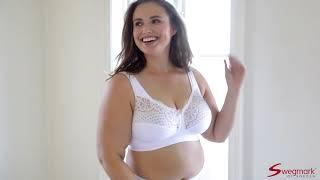 Bra Cottom Bloom White Soft - Swegmark dari Swedia