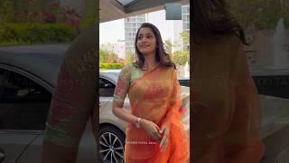 Actress Tanya hot in saree