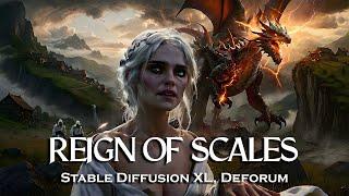 Reign of Scales  Stable Diffusion XL Deforum