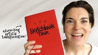 A Surprising Artistic Transformation Sketchbook Tour