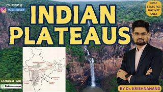 Plateaus of India  Peninsular Plateau Region #upsc