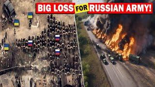 Russian army wiped out from Ukraine map today Ukrainians Trapped Russian Convoy