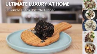 Get Ready To Indulge In This 5 Course Black Truffle Dinner That You Can Make Right At Home