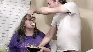 PSYCHO RAGING FAT KID RAGES OVER SALAD PSYCHO KID