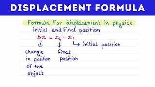 Displacement Formula in Physics