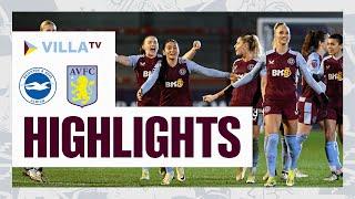VILLA WIN ON PENS  Brighton & Hove Albion Women 1-1 Aston Villa Women Villa win 2-0 on pens