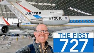 Detailed tour around the first Boeing 727
