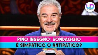 Pino Insegno Sondaggio Simpatico o Antipatico?