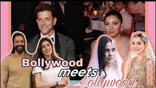 When Bollywood meets Lollywood in 2022 Pakistani Celebrities with Indian celebrities  BestOne