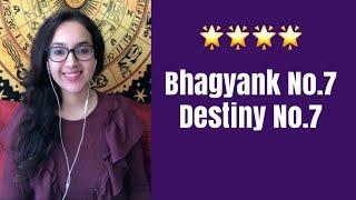 Numerology Life Path No.7  Bhagyank No.7 Ankh JyotishNumerology