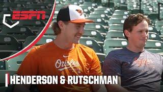 Interview with Orioles stars Gunnar Henderson & Adley Rutschman  ESPN MLB