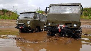 Буханка против Камаза на бездорожье ... Гряземес и жесткий OFFroad